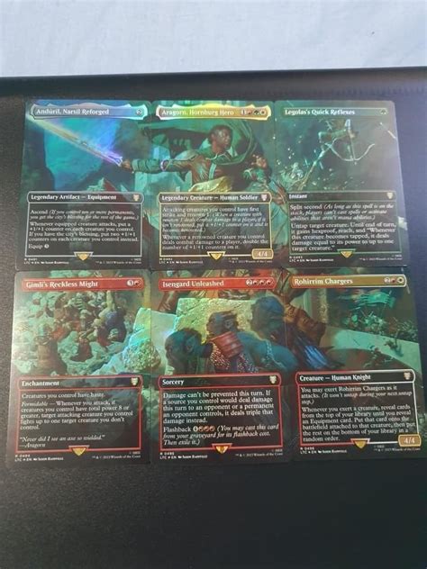 magic lotr leaks|Leaked new LOTR cards that releases in november。